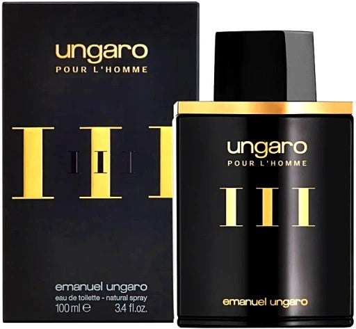 ungaro POUR L'HOMME III • emanuel ungaro • 100 ml • Eau de toilette pour homme  Scentia : Parfums et fragrances