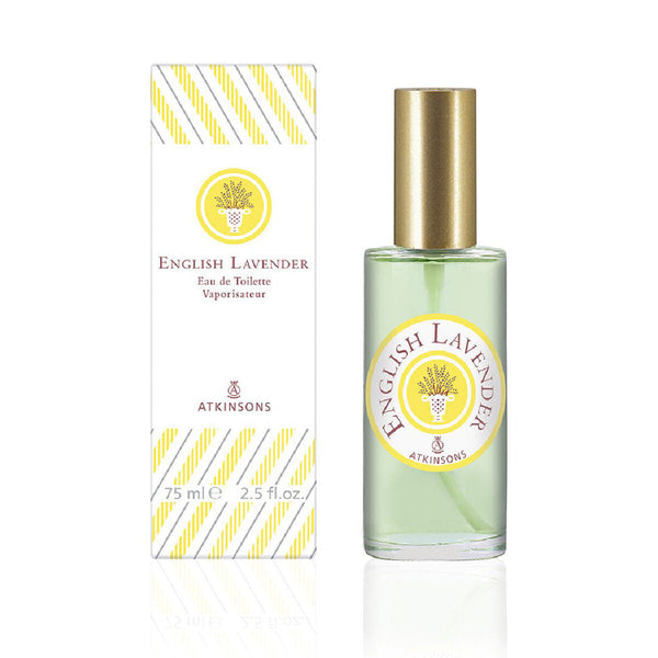 ENGLISH LAVENDER • ATKINSONS London 1799 • 75 ml • Eau de toilette unisexe, vaporisateur/natural spray  Scentia : Parfums et fragrances