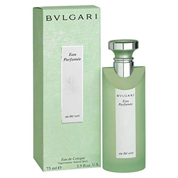 Eau Parfumée au thé vert • BVLGARI (BULGARI) • 75 ml • Eau de Cologne unisexe, vaporisateur/natural spray  Scentia : Parfums et fragrances