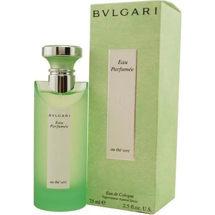 Eau Parfumée au thé vert • BVLGARI (BULGARI) • 75 ml • Eau de Cologne unisexe, vaporisateur/natural spray  Scentia : Parfums et fragrances