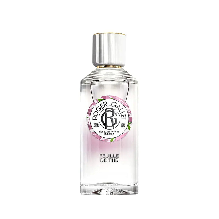 FEUILLE DE THÉ • ROGER & GALLET • 100 ml • Eau parfumée bienfaisante à l'extrait de thé noir, vaporisateur/spray  Scentia : Parfums et fragrances