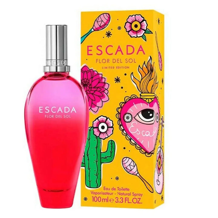 FLOR DEL SOL (LIMITED EDITION) • ESCADA • 100 ml • Eau de toilette pour femme, vaporisateur/natural spray  Scentia : Parfums et fragrances