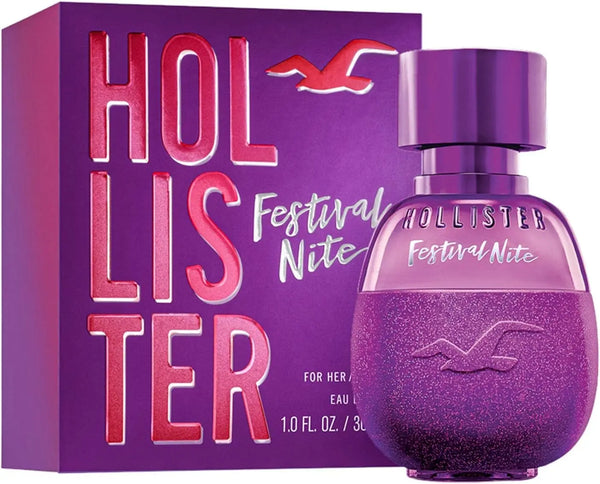 Festival Nite for her/pour elle • HOLLISTER • Eau de parfum pour femme  Scentia : Parfums et fragrances