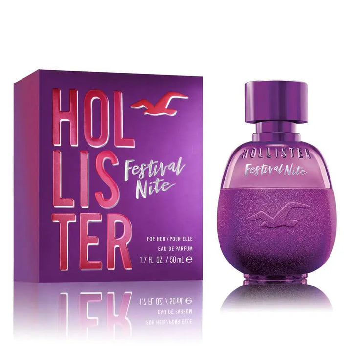 Festival Nite for her/pour elle • HOLLISTER • Eau de parfum pour femme  Scentia : Parfums et fragrances