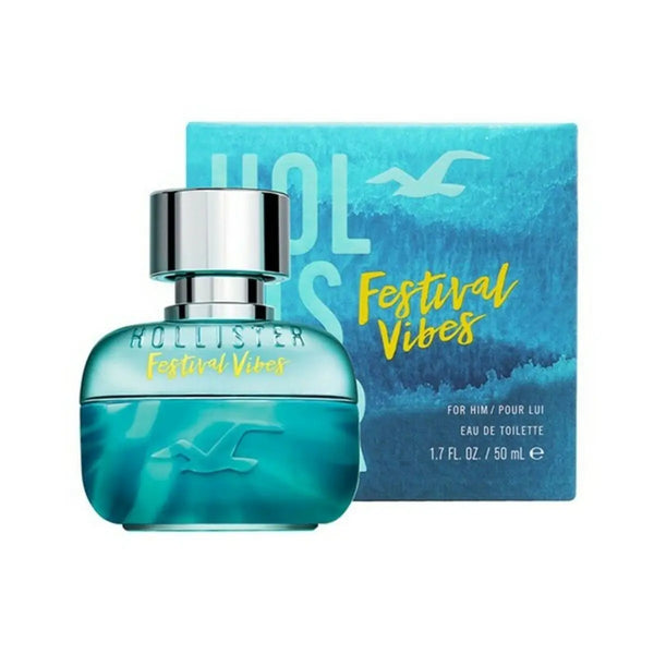 Festival Vibes • HOLLISTER • 50 ml • Eau de toilette pour homme, vaporisateur/spray  Scentia : Parfums et fragrances