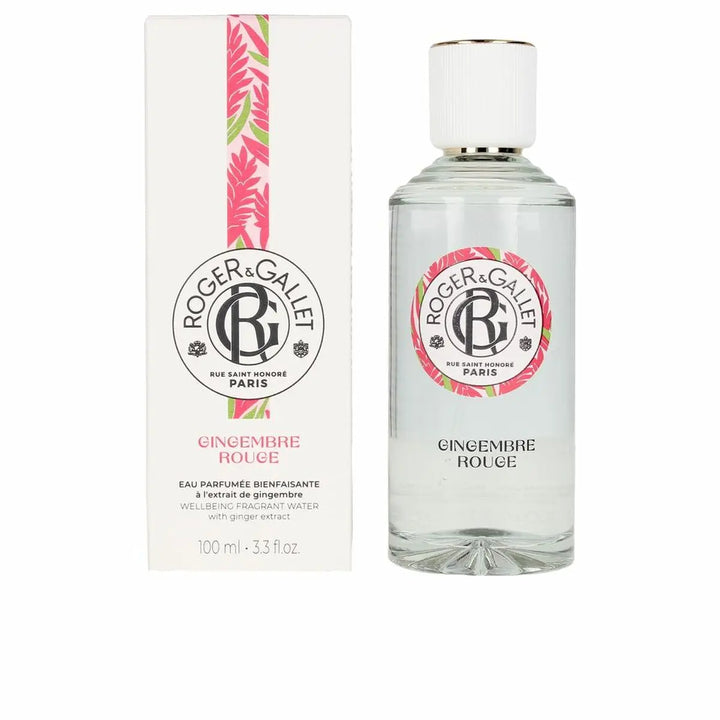 GINGEMBRE ROUGE • ROGER & GALLET • 100 ml • Eau parfumée bienfaisante à l'extrait de gingembre, vaporisateur/spray  Scentia : Parfums et fragrances