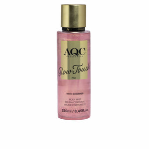 Glow Touch PINK with shimmer • AQC FRAGRANCES • 250 ml • Brume corporelle/Body Mist pour femme  Scentia : Parfums et fragrances