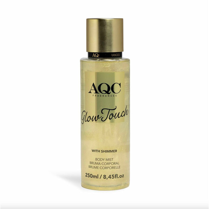 Glow Touch with shimmer • AQC FRAGRANCES • 250 ml • Brume corporelle/Body Mist pour femme  Scentia : Parfums et fragrances