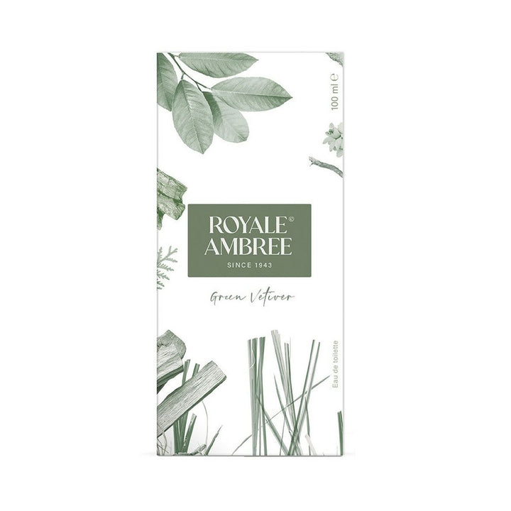 Green Vetiver • ROYALE AMBREE • 100 ml • Eau de toilette unisexe, VEGAN  Scentia : Parfums et fragrances