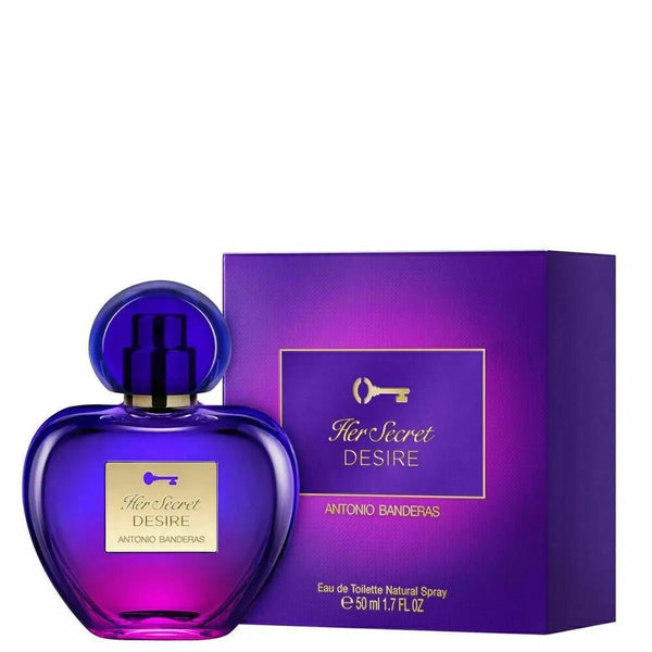 Her Secret DESIRE • ANTONIO BANDERAS • 50 ml • Eau de toilette pour femme  Scentia : Parfums et fragrances