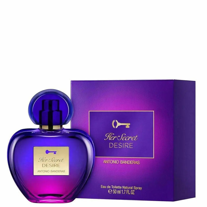 Her Secret DESIRE • ANTONIO BANDERAS • 50 ml • Eau de toilette pour femme  Scentia : Parfums et fragrances