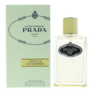 INFUSION DE GINGEMBRE Collection LES INFUSIONS DE PRADA • PRADA, Milano • 100 ml • Eau de parfum unisexe  Scentia : Parfums et fragrances