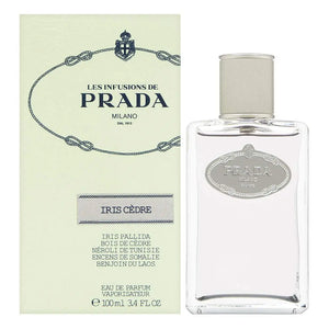 IRIS CÈDRE Collection LES INFUSIONS DE PRADA • PRADA, Milano • 100 ml • Eau de parfum unisexe  Scentia : Parfums et fragrances