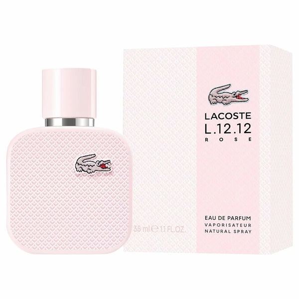 L.12.12 ROSE - EAU DE PARFUM • LACOSTE • 35 ml • Eau de parfum pour femme, vaporisateur/spray  Scentia : Parfums et fragrances