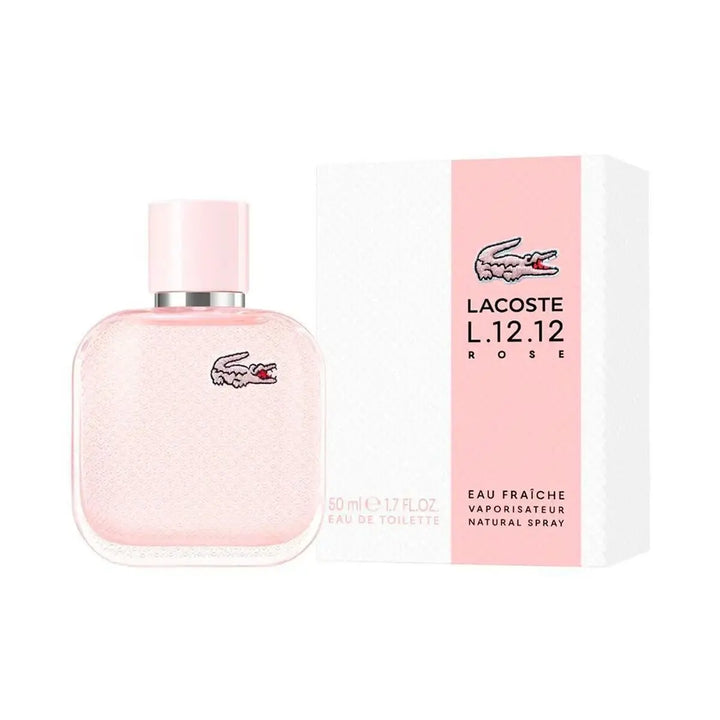 L.12.12 ROSE - EAU FRAICHE • LACOSTE • 100 ml • Eau fraiche pour femme, vaporisateur/spray  Scentia : Parfums et fragrances