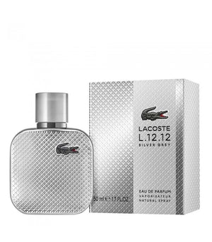 L.12.12 SILVER GREY • LACOSTE • 50 ml • Eau de parfum pour homme  Scentia : Parfums et fragrances