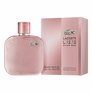 L.12.12 SILVER ROSE • LACOSTE • 100 ml • Eau de parfum pour femme  Scentia : Parfums et fragrances