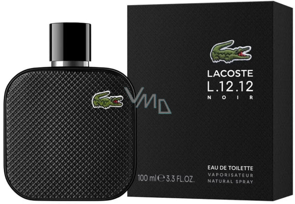 L.12.12 NOIR - EAU DE TOILETTE • LACOSTE • 100 ml • Eau de toilette pour homme, vaporisateur/natural spray 