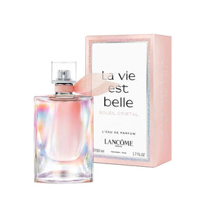 La vie est belle SOLEIL CRISTAL • LANCÔME Paris • 50 ml • L'EAU DE PARFUM pour femme  Scentia : Parfums et fragrances