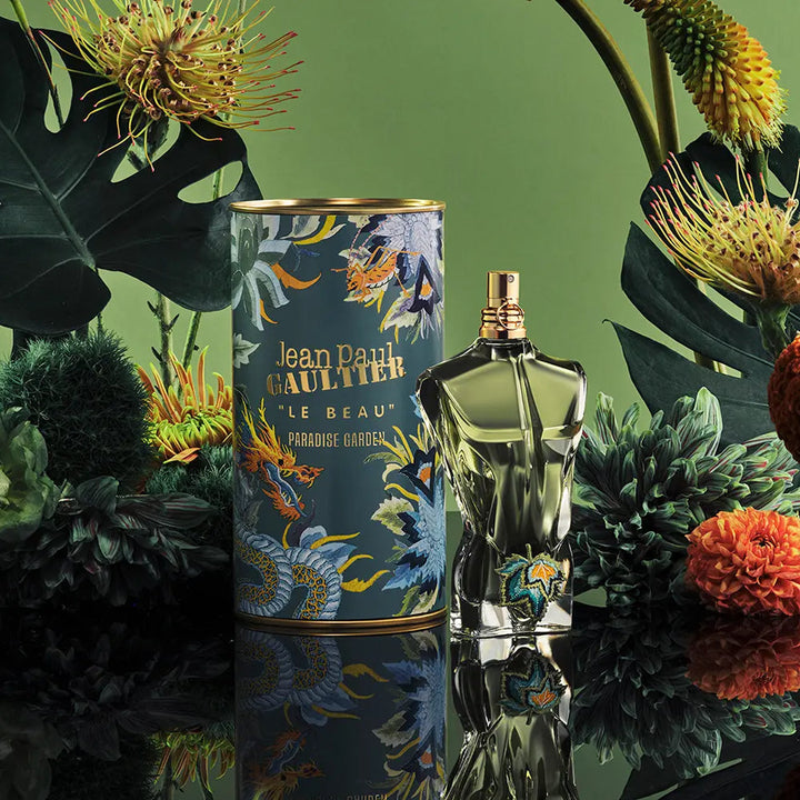 LE BEAU PARADISE GARDEN • Jean Paul GAULTIER • 75 ml • EAU DE PARFUM pour homme  Scentia : Parfums et fragrances