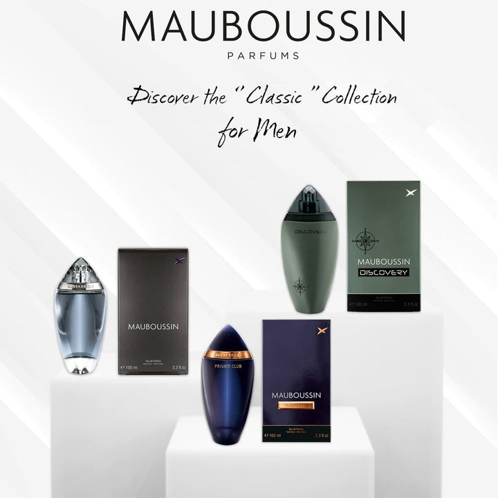MAUBOUSSIN (Classic) (Homme/Man) • MAUBOUSSIN • 100 ml • Eau de parfum pour homme, vaporisateur/natural spray  Scentia : Parfums et fragrances