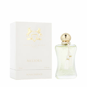 MELORIA ROYAL ESSENCE • PARFUMS DE MARLY, Paris • 75 ml • Eau de parfum pour femme  Scentia : Parfums et fragrances