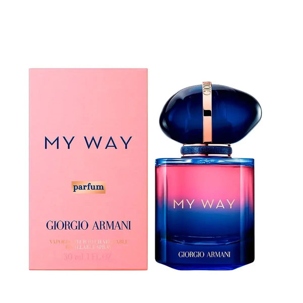 MY WAY - PARFUM • GIORGIO ARMANI • 50 ml (rechargeable) • Parfum pour femme, vaporisateur/spray rechargeable  Scentia : Parfums et fragrances