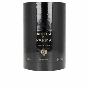 OUD & SPICE • AQUA DI PARMA • 100 ml • Eau de parfum unisexe, vaporisateur/natural spray  Scentia : Parfums et fragrances