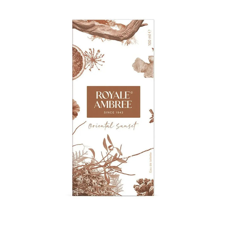Oriental Sunset • ROYALE AMBREE • 100 ml • Eau de toilette unisexe, VEGAN  Scentia : Parfums et fragrances