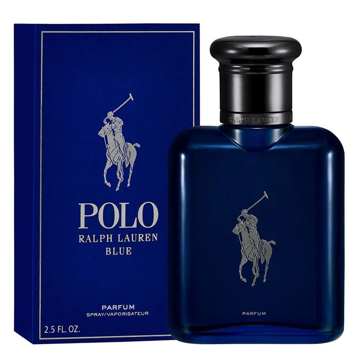 POLO BLUE - PARFUM • RALPH LAUREN • 75 ml (rechargeable) • Parfum pour homme, vaporisateur/spray rechargeable  Scentia : Parfums et fragrances