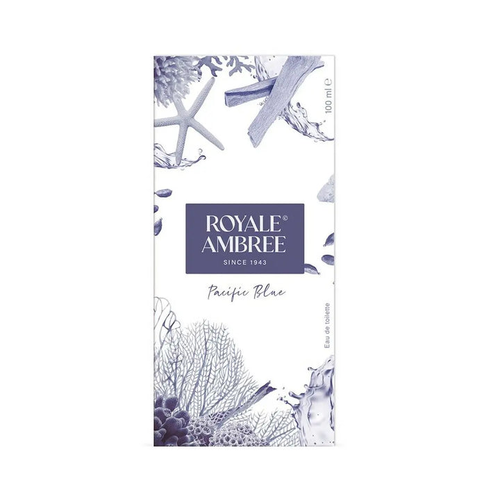 Pacific Blue • ROYALE AMBREE • 100 ml • Eau de toilette  pour femme, VEGAN  Scentia : Parfums et fragrances