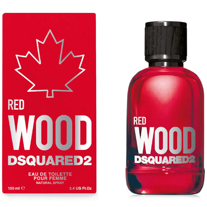 RED WOOD • DSQUARED2 • 100 ml • Eau de toilette pour femme, vaporisateur/natural spray  Scentia : Parfums et fragrances