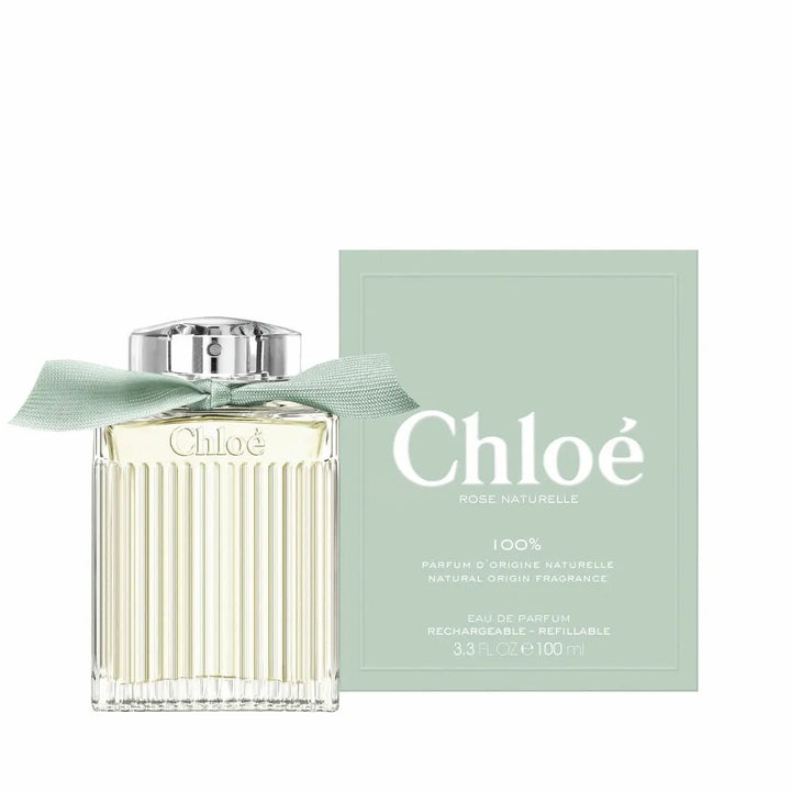 ROSE NATURELLE • Chloé • 100 ml  (rechargeable) • Eau de parfum pour femme, 100% parfum d'origine naturelle, VEGAN, vaporisateur/natural spray rechargeable  Scentia : Parfums et fragrances