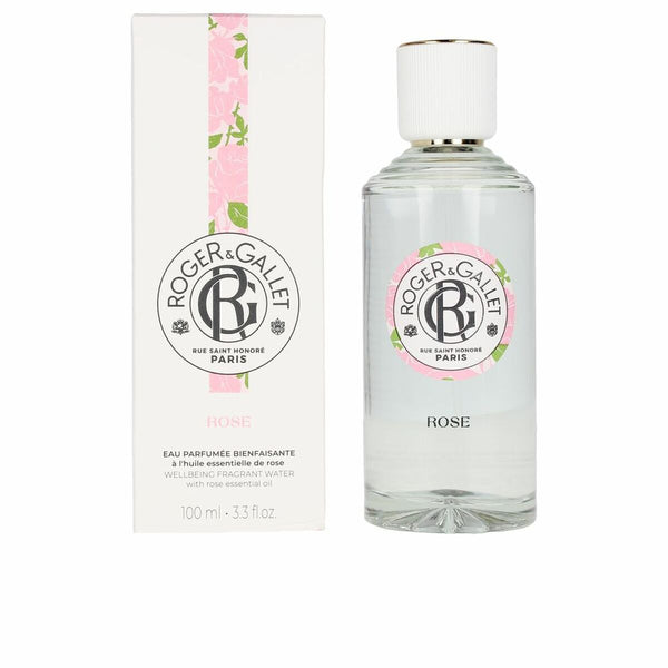ROSE • ROGER & GALLET • 100 ml • Eau parfumée bienfaisante à l'huile essentielle de rose  Scentia : Parfums et fragrances