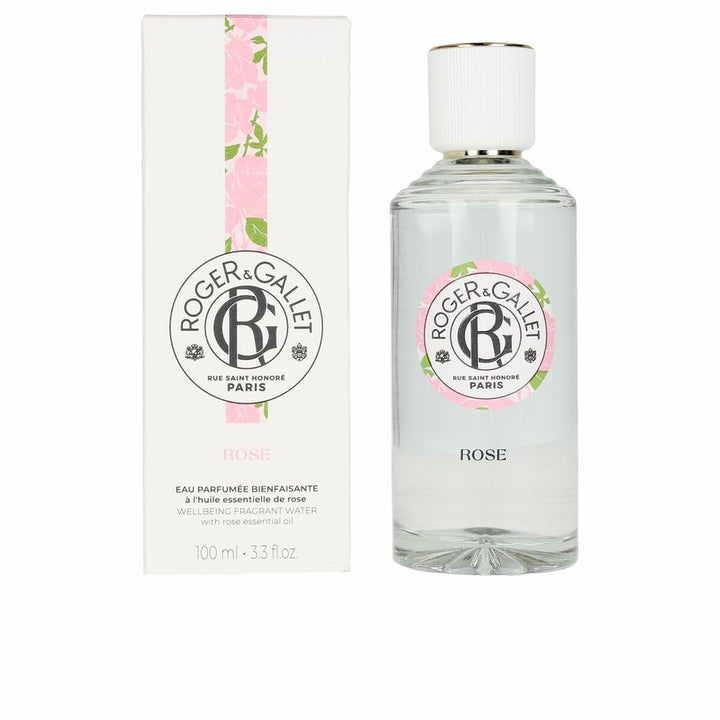 ROSE • ROGER & GALLET • 100 ml • Eau parfumée bienfaisante à l'huile essentielle de rose  Scentia : Parfums et fragrances