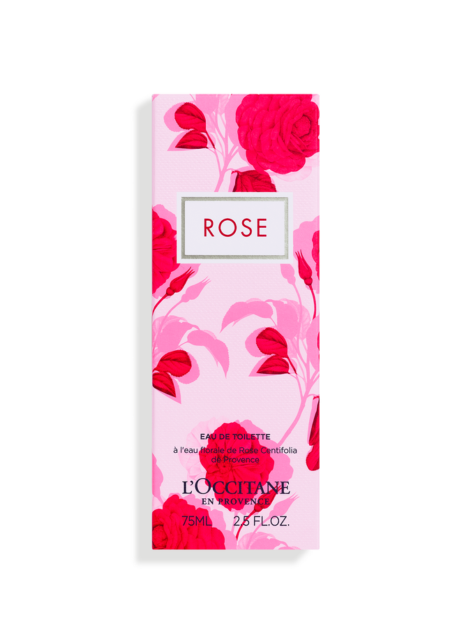 ROSE • L'OCCITANE EN PROVENCE • 75 ml • Eau de toilette pour femme à l'eau florale de Rose Centifolia de Provence, vaporisateur/spray  Scentia : Parfums et fragrances