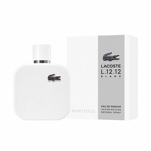 L.12.12 BLANC - EAU DE PARFUM • LACOSTE • 100 ml • Eau de parfum pour homme, vaporisateur/natural spray  Scentia : Parfums et fragrances