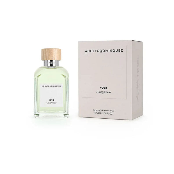 1993 - Agua fresca • ADOLFO DOMINGUEZ • 200 ml • Eau de toilette pour homme, vaporisateur/natural spray  Scentia : Parfums et fragrances