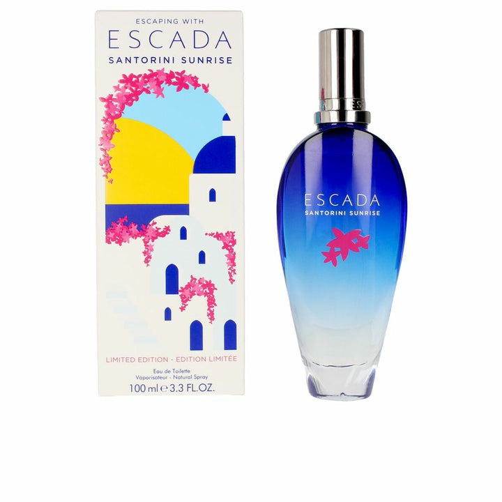 SANTORINI SUNRISE - ESCAPING WITH ESCADA Edition limitée • ESCADA • 100 ml • Eau de toilette pour femme  Scentia : Parfums et fragrances