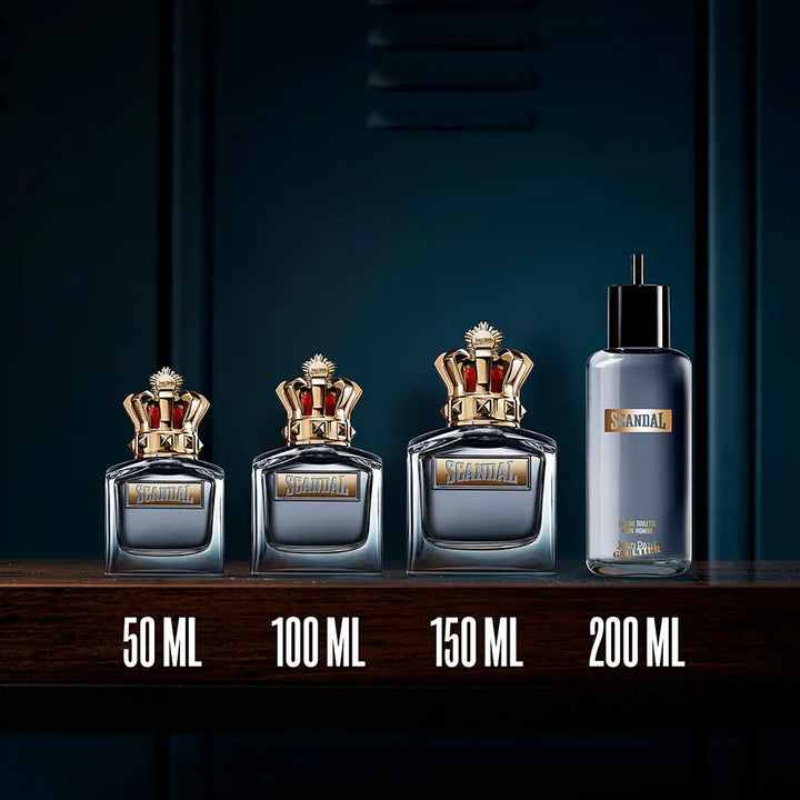 SCANDAL Eau de toilette pour homme • Jean Paul GAULTIER • 100 ml (rechargeable) - SCENTIA.fr