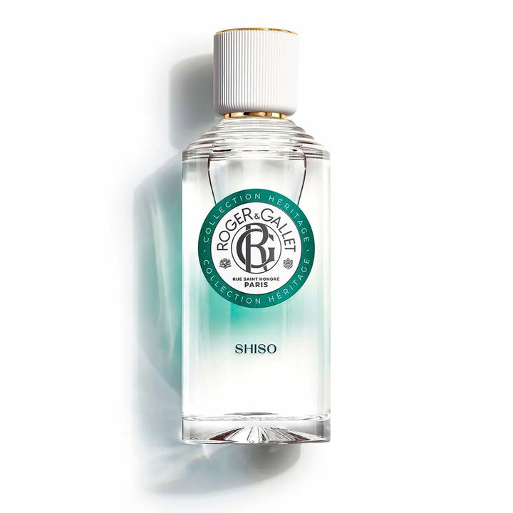 SHISO - Collection HÉRITAGE • ROGER & GALLET • 100 ml • Eau parfumée bienfaisante à l'extrait de feuille de shiso, vaporisateur/spray  Scentia : Parfums et fragrances