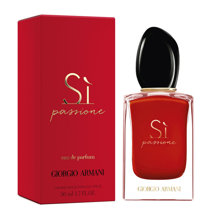 Sì passione • GIORGIO ARMANI • 50 ml (rechargeable) • Eau de parfum pour femme  Scentia : Parfums et fragrances