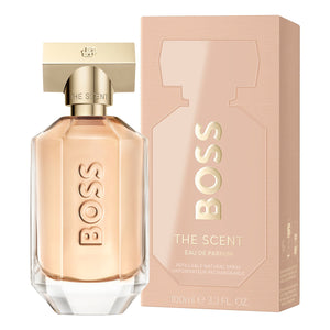 THE SCENT FOR HER EAU DE PARFUM pour femme • BOSS (HUGO BOSS) • 100 ml (rechargeable)  Scentia : Parfums et fragrances
