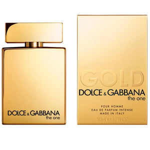 the one FOR MEN GOLD • DOLCE & GABBANA • 50 ml • Eau de parfum intense pour homme  Scentia : Parfums et fragrances