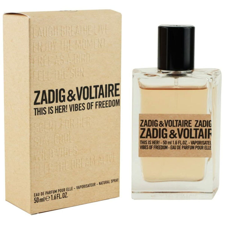 THIS IS HER! VIBES OF FREEDOM • ZADIG & VOLTAIRE • 50 ml • Eau de parfum pour femme, vaporisateur/natural spray  Scentia : Parfums et fragrances