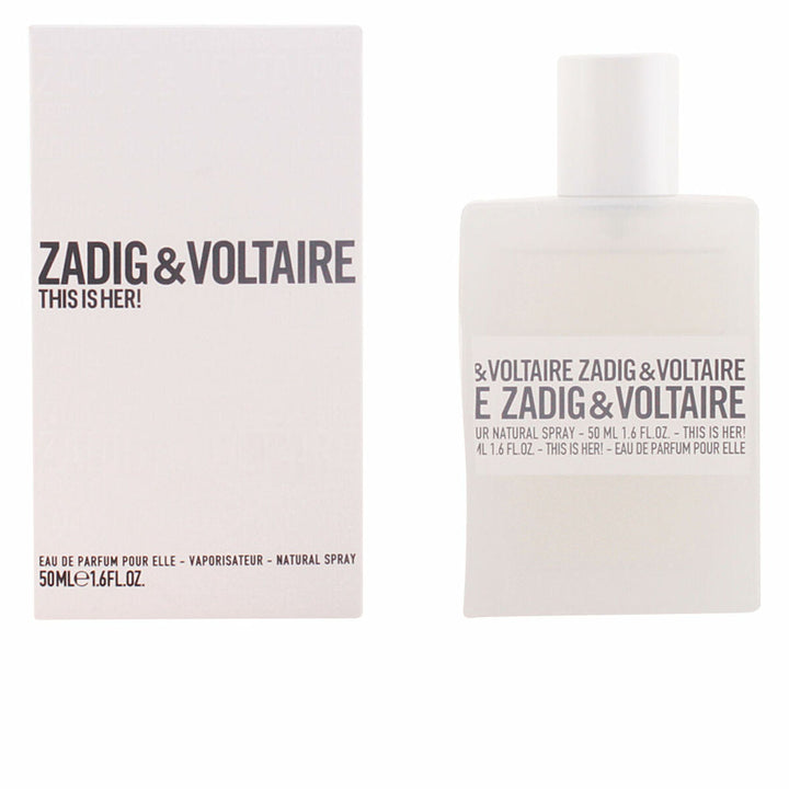 THIS IS HER! • ZADIG & VOLTAIRE • Eau de parfum pour femme, vaporisateur/natural spray  Scentia : Parfums et fragrances