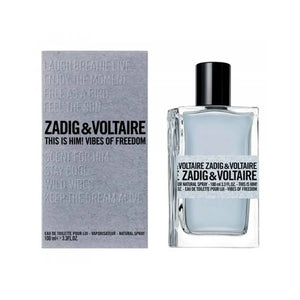 THIS IS HIM!  VIBES OF FREEDOM • ZADIG & VOLTAIRE • 100 ml • Eau de toilette pour homme, vaporisateur/natural spray  Scentia : Parfums et fragrances