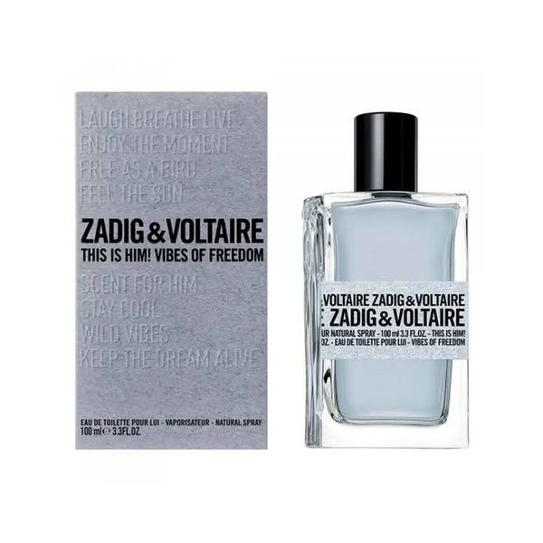 THIS IS HIM!  VIBES OF FREEDOM • ZADIG & VOLTAIRE • 100 ml • Eau de toilette pour homme, vaporisateur/natural spray  Scentia : Parfums et fragrances