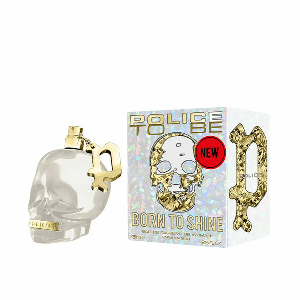 TO BE - BORN TO SHINE (pour femme/for women) • POLICE • 75 ml • Eau de parfum pour femme, vaporisateur/natural spray  Scentia : Parfums et fragrances