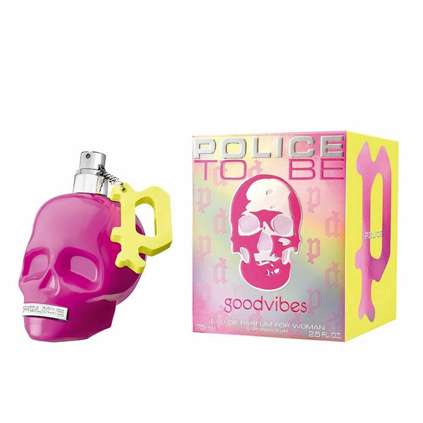 TO BE - goodvibes (good vibes) (pour femme/for women) • POLICE • 75 ml • Eau de parfum pour femme, vaporisateur/spray  Scentia : Parfums et fragrances